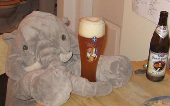 Jumbo tasting beer